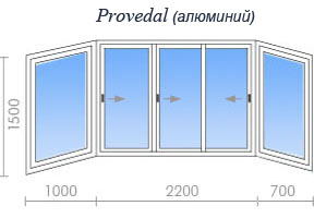 Остекление балкона WDS